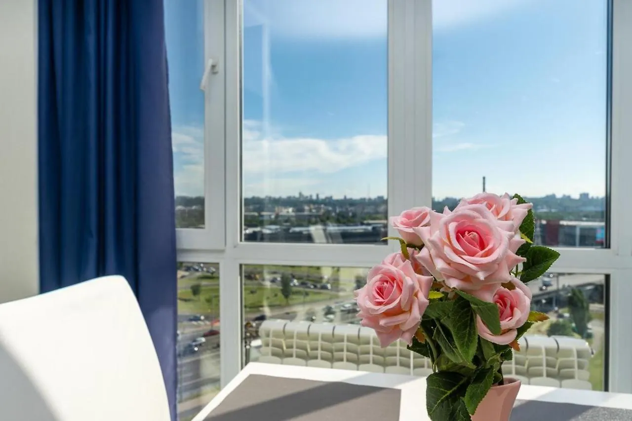 Fashionable Panoramic Apartments Dnieper. Obolon Kiev Ukraine