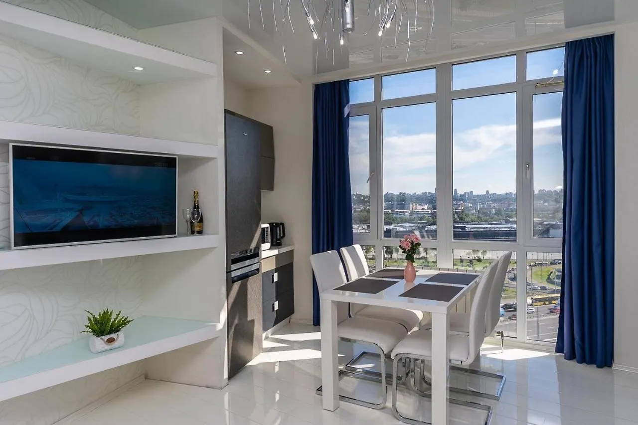 Fashionable Panoramic Apartments Dnieper. Obolon Kiev