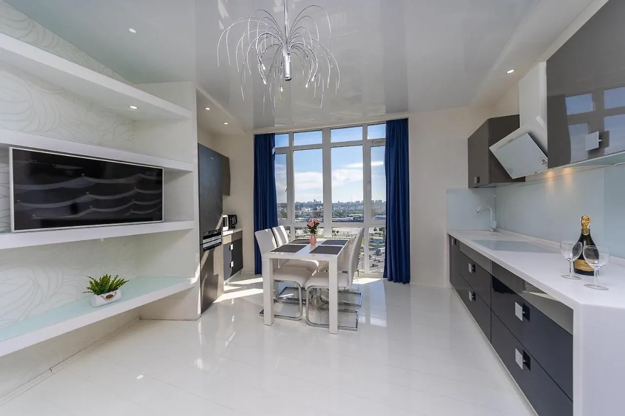 Fashionable Panoramic Apartments Dnieper. Obolon Kiev
